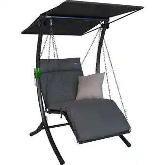 toom Baumarkt Angerer Freizeitmöbel Hollywoodschaukel 'Swing Smart' stone 1-Sitzer Angebot