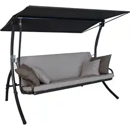 toom Baumarkt Angerer Freizeitmöbel Hollywoodschaukel 'Elegance Smart' sandfarben 3-Sitzer Angebot