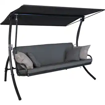 toom Baumarkt Angerer Freizeitmöbel Hollywoodschaukel 'Elegance' Smart stone 210 x 210 cm Angebot