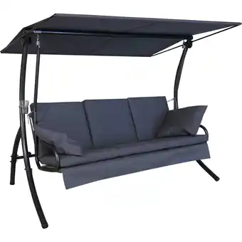 toom Baumarkt Angerer Freizeitmöbel Hollywoodschaukel 'Loft Sun' anthrazit 3-Sitzer Angebot