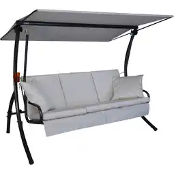toom Baumarkt Angerer Freizeitmöbel Hollywoodschaukel 'Loft Sun' beige 3-Sitzer Angebot