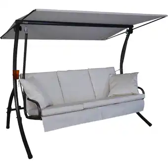 toom Baumarkt Angerer Freizeitmöbel Hollywoodschaukel 'Loft Sun' beige 3-Sitzer Angebot