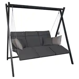 toom Baumarkt Hollywoodschaukel Relax 'Smart' 3-Sitzer stone Angebot