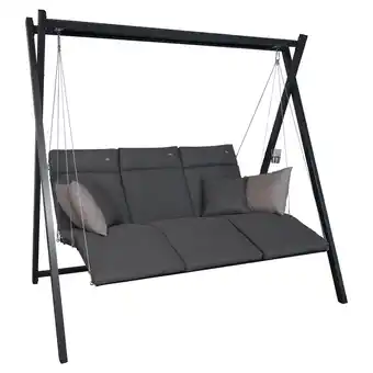 toom Baumarkt Hollywoodschaukel Relax 'Smart' 3-Sitzer stone Angebot