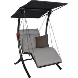 toom Baumarkt Angerer Freizeitmöbel Hollywoodschaukel 'Swing Smart' sandfarben 1-Sitzer Angebot