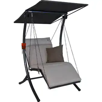 toom Baumarkt Angerer Freizeitmöbel Hollywoodschaukel 'Swing Smart' sandfarben 1-Sitzer Angebot