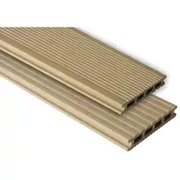 toom Baumarkt Kovalex Terrassendielen 'Exklusiv' sand matt 4000 x 145 x 26 mm Angebot