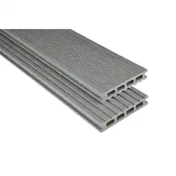 toom Baumarkt Terrassendielen 'Exklusiv' grau 2500 x 145 x 26 mm Angebot