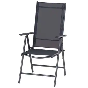toom Baumarkt Klappsessel 'Saturn' schwarz 56 x 108 x 67 cm Angebot