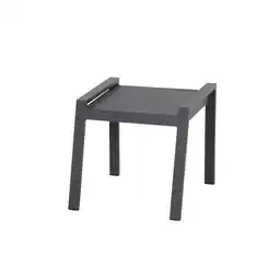 toom Baumarkt Siena Garden Hocker 'Savona' matt anthrazit 58 x 46,5 x 50 cm Angebot