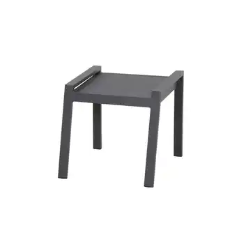 toom Baumarkt Siena Garden Hocker 'Savona' matt anthrazit 58 x 46,5 x 50 cm Angebot