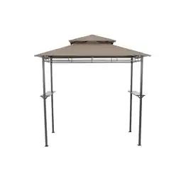 toom Baumarkt Siena Garden Pavillon 'BBQ' grau 244 x 127 cm Angebot