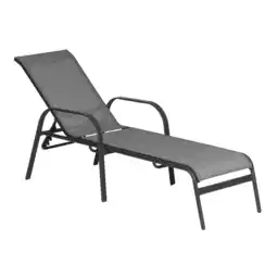toom Baumarkt toom Stapelliege 'Annette' grau 183 x 65,5 x 115,5 cm Angebot