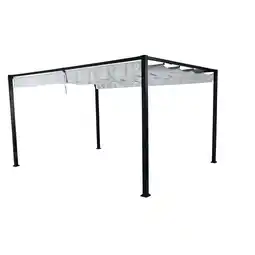 toom Baumarkt Siena Garden Pavillon 'Sky' hellgrau 300 x 400 cm Angebot