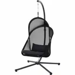 toom Baumarkt Siena Garden Hängesessel 'Yobaya' schwarz 123 x 195 x 106 cm Angebot