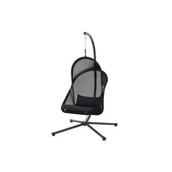 toom Baumarkt Siena Garden Hängesessel 'Yobaya' schwarz 123 x 195 x 106 cm Angebot