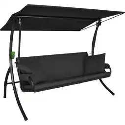 toom Baumarkt Angerer Freizeitmöbel Hollywoodschaukel 'Elegance Joy' grau 3-Sitzer 210 x 145 x 160 cm Angebot