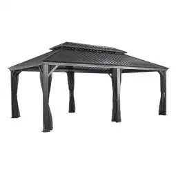 toom Baumarkt Sojag Pavillon 'Messina 12 x 20' anthrazit 363 x 598 x 307 cm Angebot