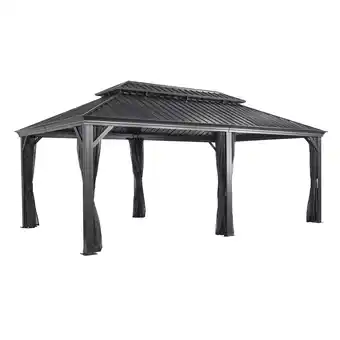 toom Baumarkt Sojag Pavillon 'Messina 12 x 20' anthrazit 363 x 598 x 307 cm Angebot