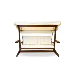 toom Baumarkt Westmann Hollywoodschaukel 'Viva' beige 237 x 175 x 115 cm Angebot
