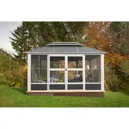 toom Baumarkt Sojag Pavillon 'Olan 1014' grau 311,1 x 291 x 435,6 cm Angebot