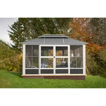 toom Baumarkt Sojag Pavillon 'Olan 1014' grau 311,1 x 291 x 435,6 cm Angebot
