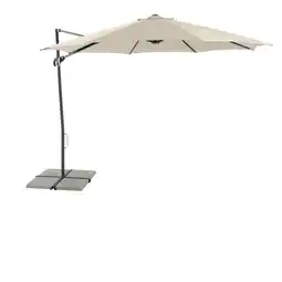 toom Baumarkt toom Ampelschirm 'Sylt' naturfarben Ø 300 cm Angebot