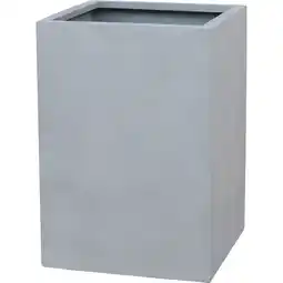 toom Baumarkt toom Pflanzgefäß 'Palomo' Polyfibre Betonoptik grau eckig hoch 30 x 30 x 47 cm Angebot