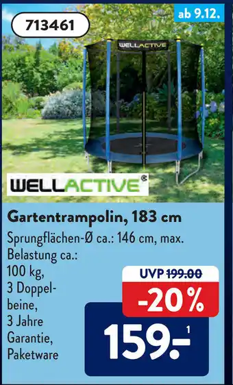 Aldi Süd Gartentrampolin, 183 cm Angebot