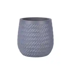 toom Baumarkt toom Pflanzgefäß 'Pacaya' Fibreclay grau Ø 32 x 32 cm Angebot