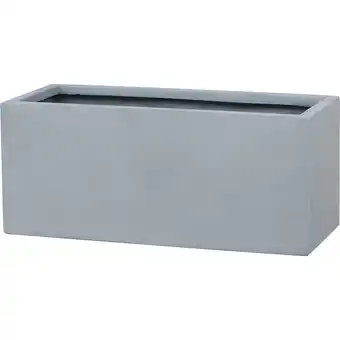 toom Baumarkt toom Blumenkasten 'Palomo' Polyfibre Betonoptik grau 50 x 21 x 21 cm Angebot