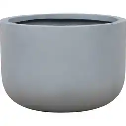 toom Baumarkt toom Pflanzgefäß 'Palomo' Polyfibre Betonoptik grau rund Ø 40 x 28,5 cm Angebot