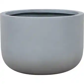 toom Baumarkt toom Pflanzgefäß 'Palomo' Polyfibre Betonoptik grau rund Ø 40 x 28,5 cm Angebot