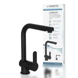 toom Baumarkt Schütte Küchenarmatur 'London' schwarz 360° schwenkbar Angebot