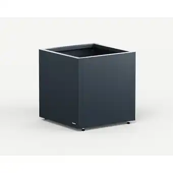 toom Baumarkt Herstera Pflanzkübel 'Cube' Metall anthrazit 50 x 50 x 50 cm Angebot