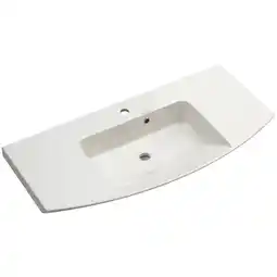 toom Baumarkt Pelipal Waschtisch 'Taiga' Mineralmarmor weiß 121 x 5 x 50,5 cm Angebot
