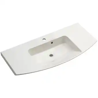 toom Baumarkt Pelipal Waschtisch 'Taiga' Mineralmarmor weiß 121 x 5 x 50,5 cm Angebot