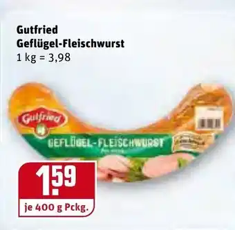 REWE Gutfried Geflügel-Fleischwurst 1kg Angebot