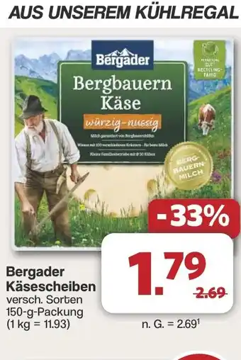 Famila Nord West Bergader Käsescheiben Angebot