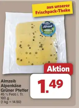 Famila Nord West Almzeit Alpenkäse Grüner Pfeffer Angebot