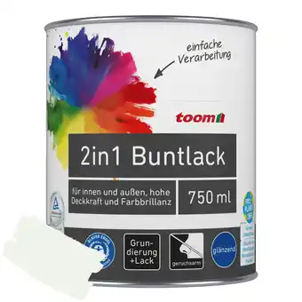 toom Baumarkt toom 2in1 Buntlack edelweiß glänzend 750 ml Angebot