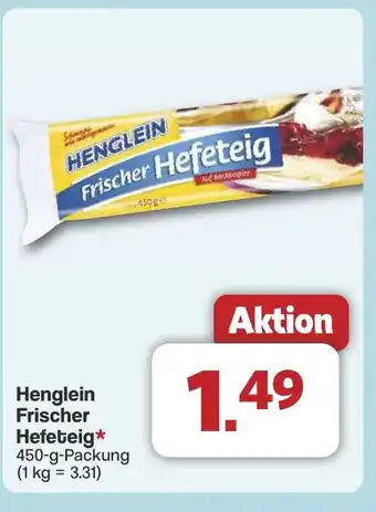 Famila Nord West Henglein Fris Hefeteig* Angebot
