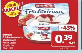 Famila Nord West Ehrmann Früchtetraum oder Vanilletraum Angebot