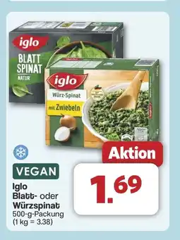 Famila Nord West Iglo Blatt- oder Würzspinat Angebot