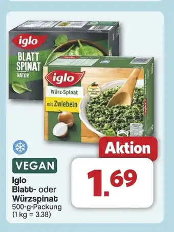 Famila Nord West Iglo Blatt- oder Würzspinat Angebot