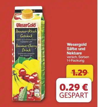 Famila Nord West Wesergold Säfte und Nektare Angebot
