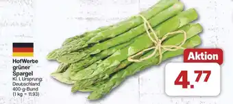 Famila Nord West HofWerte grüner Spargel Angebot