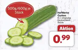 Famila Nord West HofWerte Gurken Angebot
