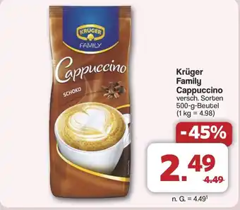 Famila Nord West Krüger Family Cappuccino Angebot