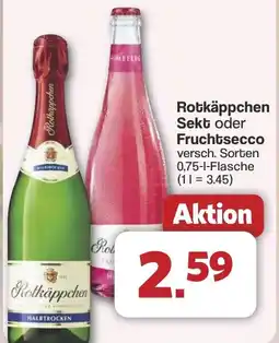 Famila Nord West Rotkäppchen Sekt oder Fruchtsecco Angebot